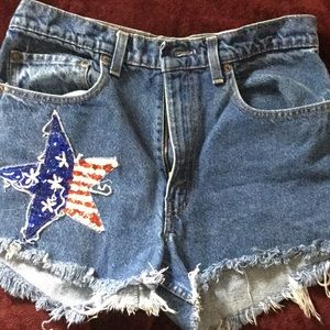Levi’s vintage woman’s custom jean shorts